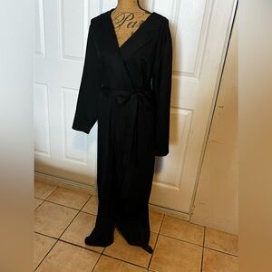 SHEIN JUMPSUIT TUXEDO LIKE WIDE LEG